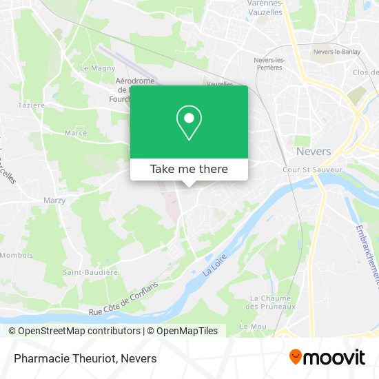 Mapa Pharmacie Theuriot