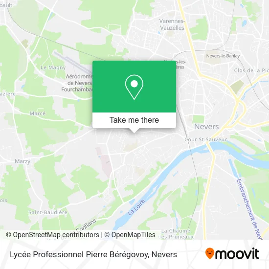 Lycée Professionnel Pierre Bérégovoy map