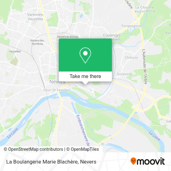 La Boulangerie Marie Blachère map