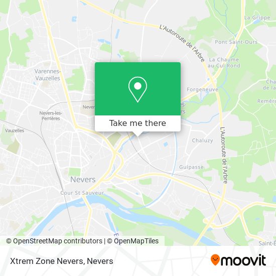 Xtrem Zone Nevers map