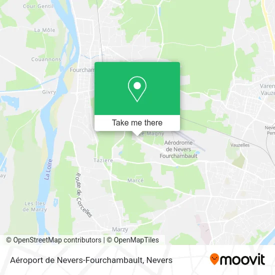 Aéroport de Nevers-Fourchambault map