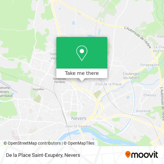 De la Place Saint-Exupéry map