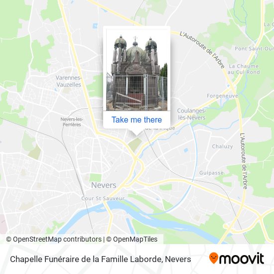 Mapa Chapelle Funéraire de la Famille Laborde