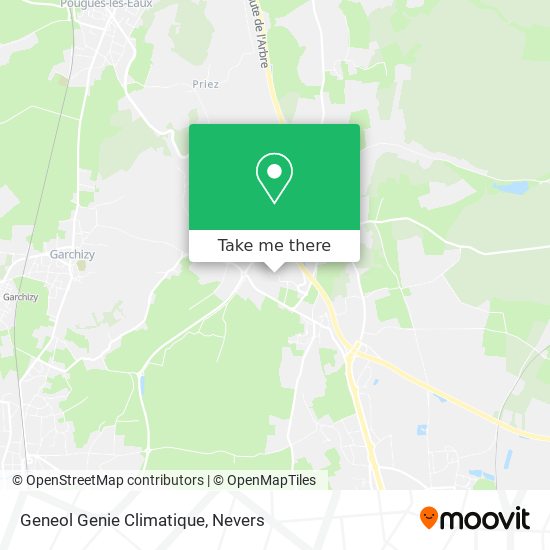 Geneol Genie Climatique map