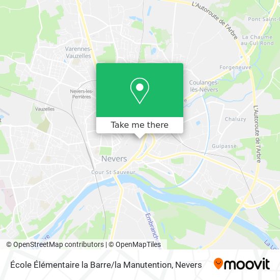 École Élémentaire la Barre / la Manutention map