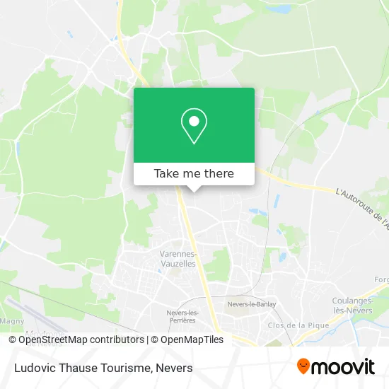 Ludovic Thause Tourisme map