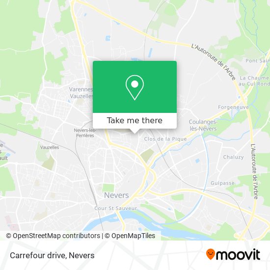 Carrefour drive map