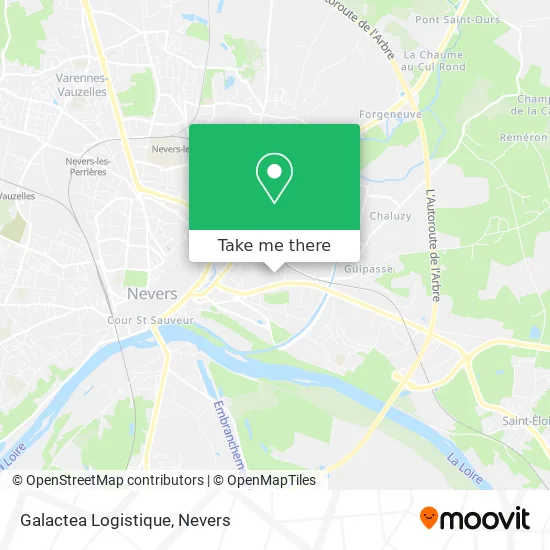 Galactea Logistique map