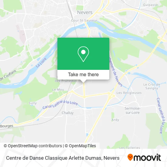 Centre de Danse Classique Arlette Dumas map