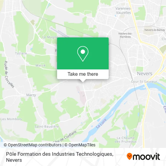 Pôle Formation des Industries Technologiques map