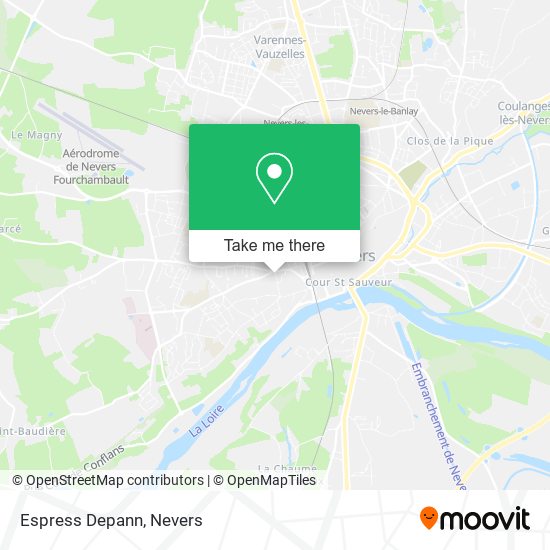 Espress Depann map