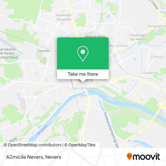 Mapa A2micile Nevers