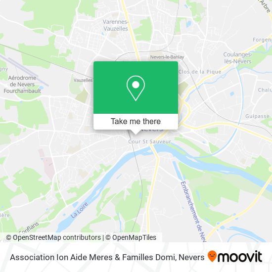 Mapa Association Ion Aide Meres & Familles Domi