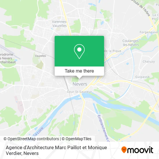 Agence d'Architecture Marc Paillot et Monique Verdier map