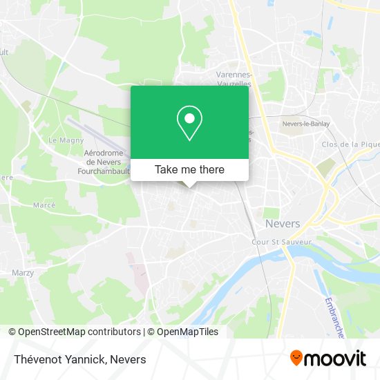 Mapa Thévenot Yannick