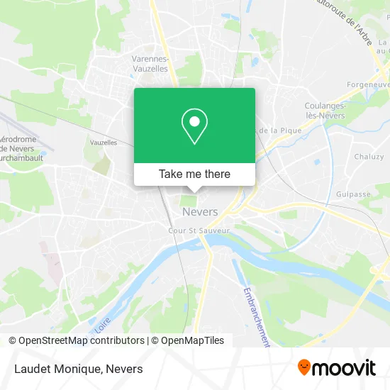 Laudet Monique map