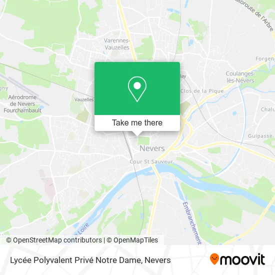 Lycée Polyvalent Privé Notre Dame map