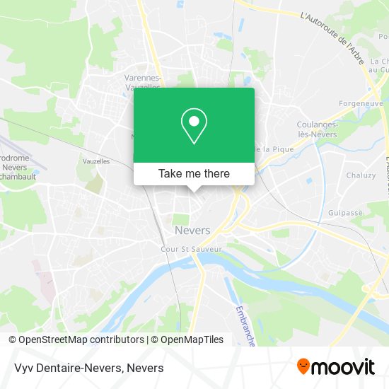 Mapa Vyv Dentaire-Nevers