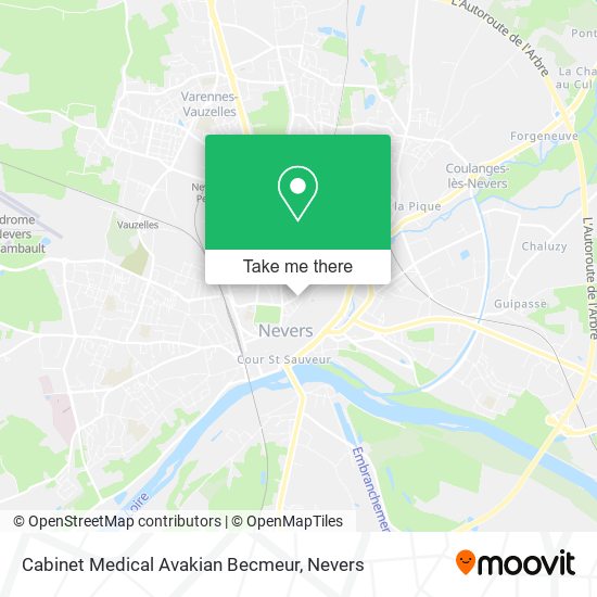 Mapa Cabinet Medical Avakian Becmeur