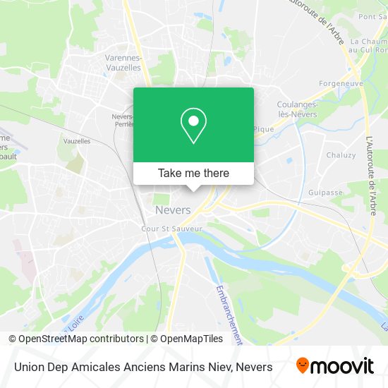 Mapa Union Dep Amicales Anciens Marins Niev
