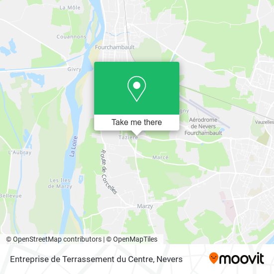 Entreprise de Terrassement du Centre map