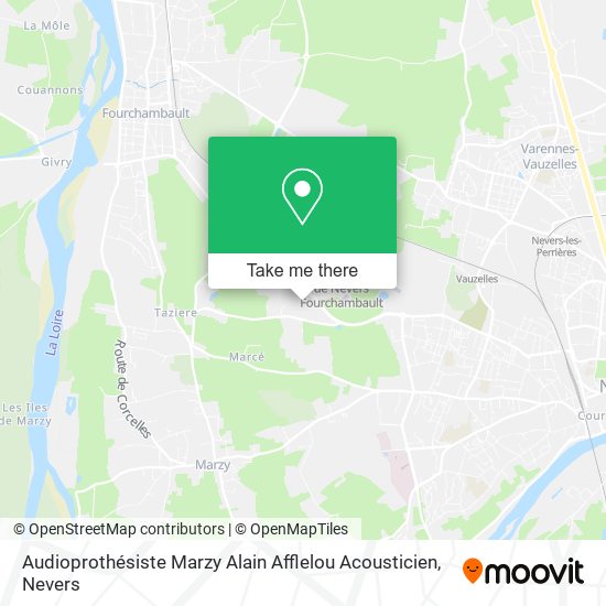 Audioprothésiste Marzy Alain Afflelou Acousticien map