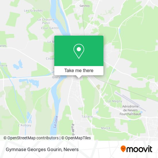 Gymnase Georges Gourin map