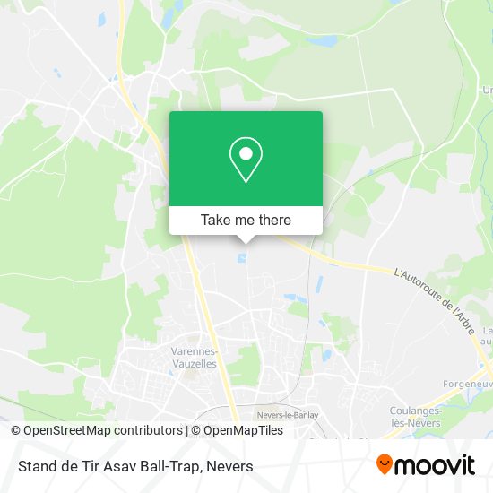 Mapa Stand de Tir Asav Ball-Trap