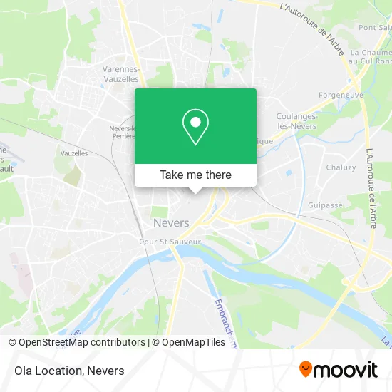 Ola Location map