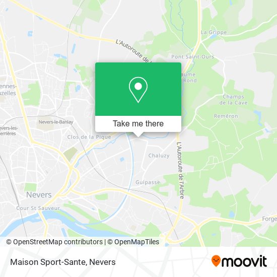 Mapa Maison Sport-Sante