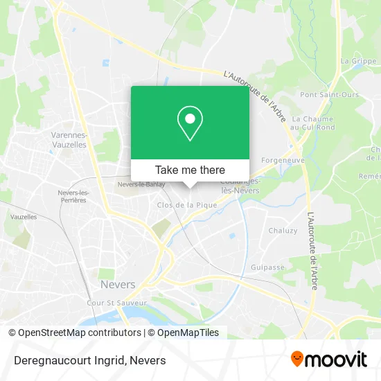 Deregnaucourt Ingrid map
