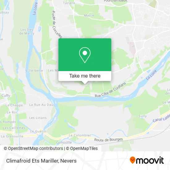 Climafroid Ets Mariller map