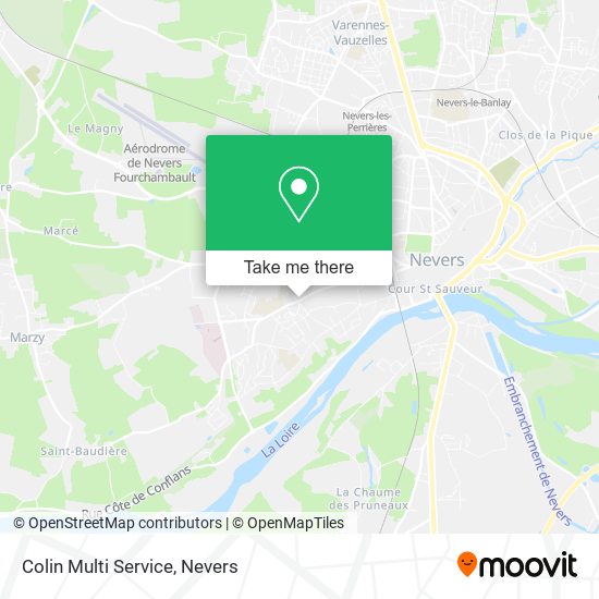 Mapa Colin Multi Service