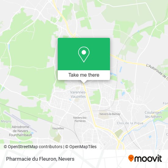 Mapa Pharmacie du Fleuron