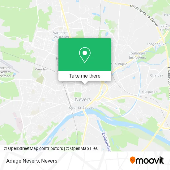 Adage Nevers map