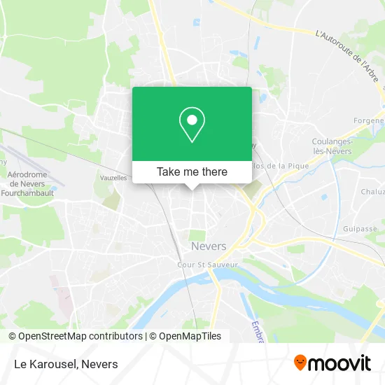 Le Karousel map