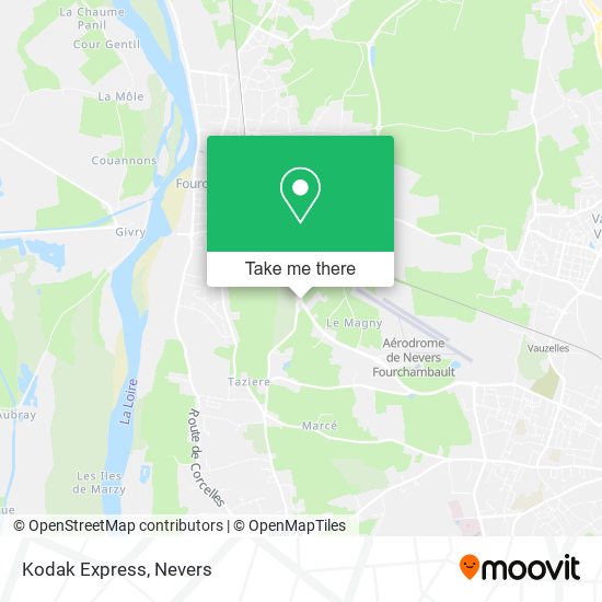 Kodak Express map