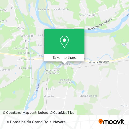 Le Domaine du Grand Bois map