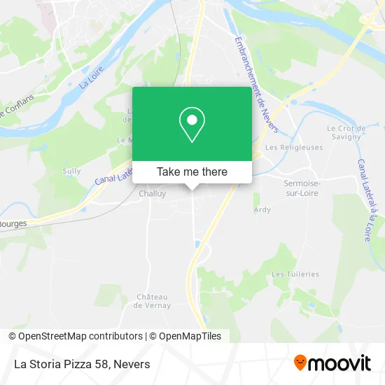 La Storia Pizza 58 map