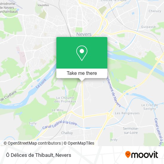 Ô Délices de Thibault map