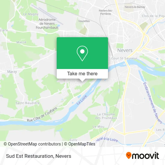 Sud Est Restauration map