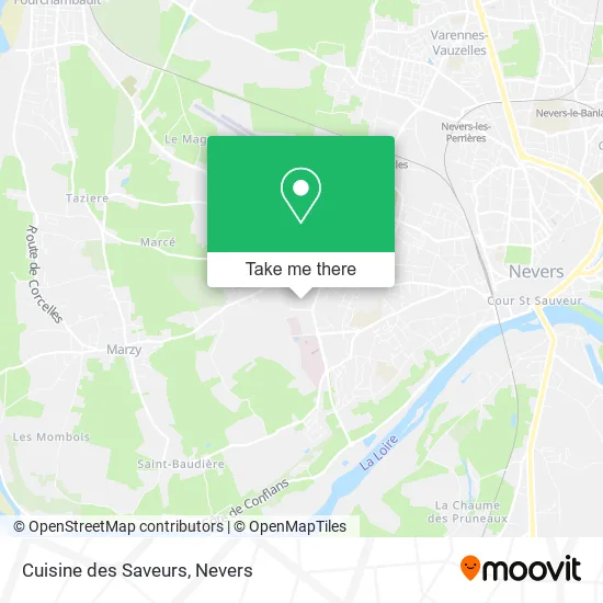 Cuisine des Saveurs map