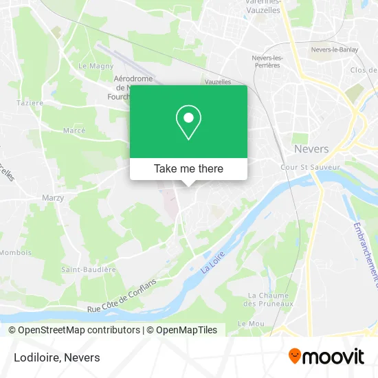 Lodiloire map