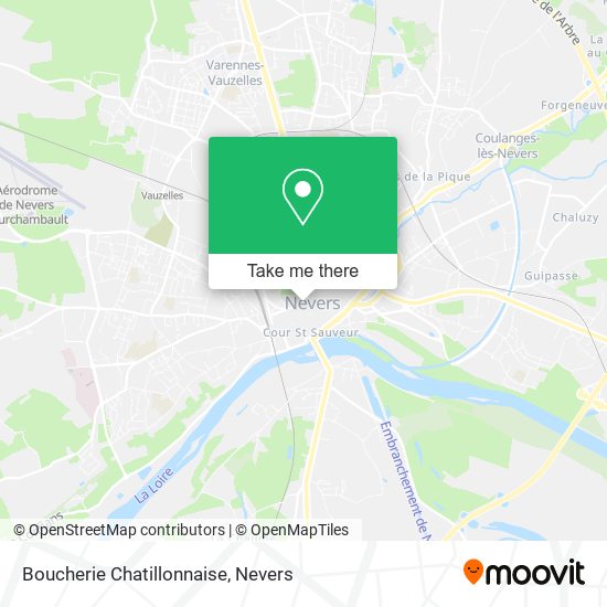 Boucherie Chatillonnaise map