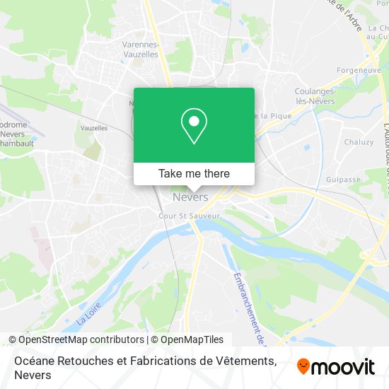 Océane Retouches et Fabrications de Vêtements map