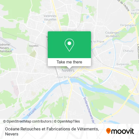Océane Retouches et Fabrications de Vêtements map