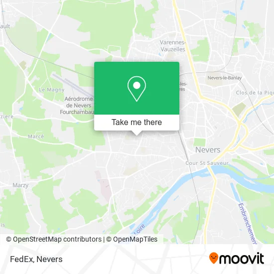 FedEx map