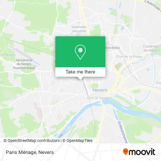Paris Ménage map