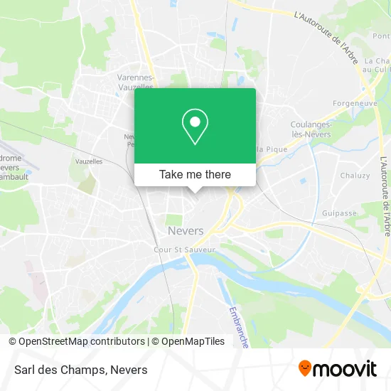 Sarl des Champs map