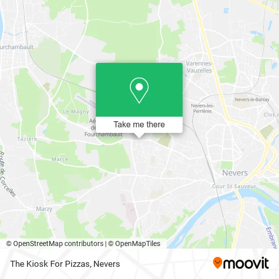 The Kiosk For Pizzas map